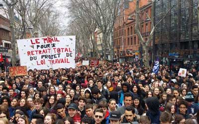 Manifestation Loi Travail Toulouse 17 mars 2016 