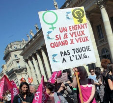 Manifestation droit des femmes